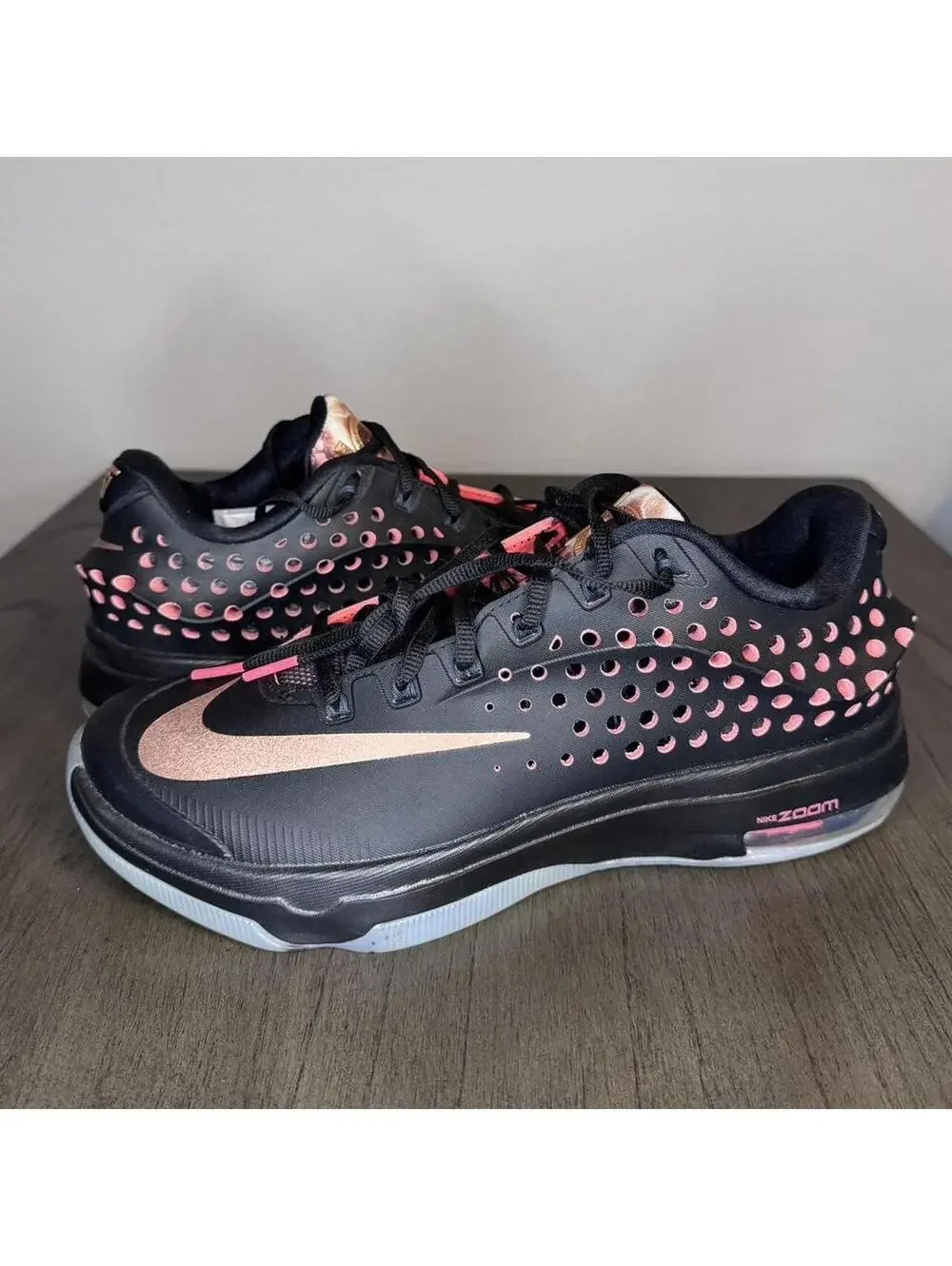 Nike KD Elite Basketball Shoes Black and Rose Gold